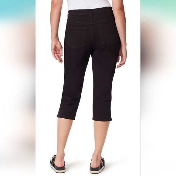 🤸♀️3 for 12🤸♂️ NWT Gloria Vanderbilt Amanda Slimming Capri *Flaw* - Picture 6 of 7